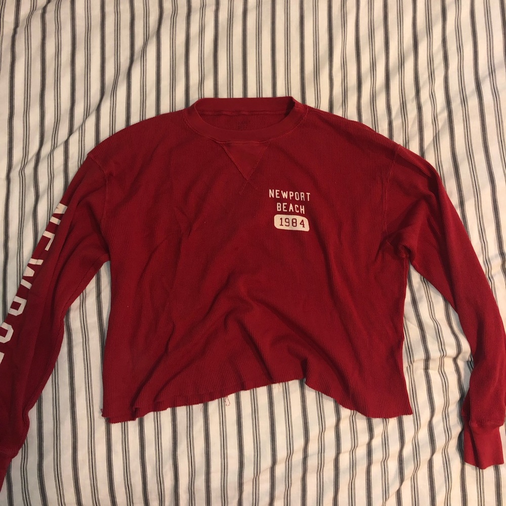 red brandy melville top